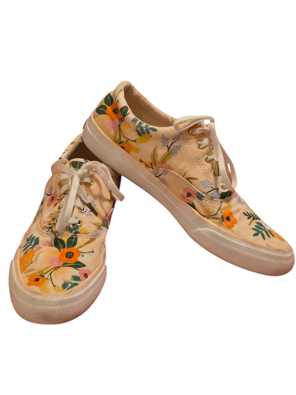 KEDS Rifle Paper Co. Pink Floral Shoes US Size 8 Guc
